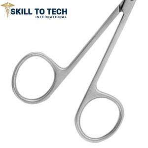 Ciseaux à Iris droits de haute qualité, ciseaux à Iris incurvés chirurgicaux avec ciseaux à Iris professionnels de chirurgie générale de meilleure qualité. - Product Image 5