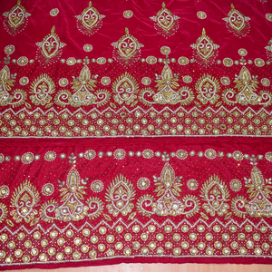Enveloppes nigériennes à la mode CL16-78 dentelle africaine, tissu indien George à vendre - Product Image 3