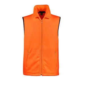 Gilet sans manches en molleton doux pour hommes avec logo personnalisé multi-conceptions veste de gilet en polyester décontracté uni à sublimation - Product Image 1