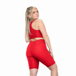 Soutien-gorge court et de couleur grise pour femmes, haut sans couture, ensembles d'été pour le corps et la musculation - Product Image 6