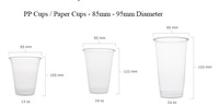 Film de papier biodégradable papier/Pla tasse Film d'étanchéité pour thé à bulles PP papier tasse Film d'étanchéité