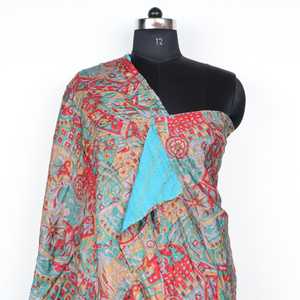 Magnifique bloc de main de soie imprimé, pour femmes, sarong, - Product Image 2