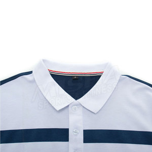 Polo informal con cuello vuelto para hombre, diseño personalizado, moda al por mayor - Product Image 3