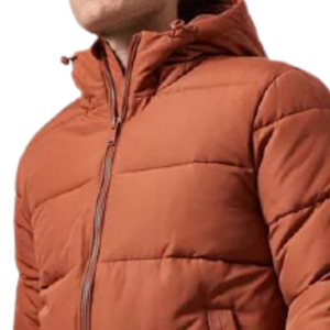 Chaqueta acolchada de invierno personalizada de alta calidad para hombre, impermeable con capucha y diseño acolchado transpirable de talla grande para uso en exteriores - Product Image 2