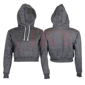 Viky Industries-Sudadera corta con capucha para mujer, ropa para Parte Superior Femenina, personalizada, venta al por mayor, de calidad Premium, con tamaño grande duradero - Product Image 3