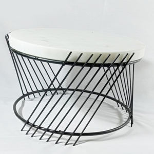 Soporte de pastel negro de estilo Ins de 10 pulgadas de la mejor calidad, nuevo diseño de mármol blanco directamente de herramientas de pastel de Metal hechas en fábrica India - Product Image 5