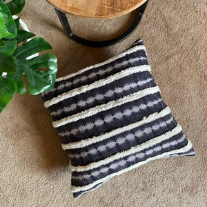 Boho Pillow Cover Cotton <b>Tufted</b> Woven Pillow Cover Decorative Square Pillow Cases for Couch Sofa - Product Image 2