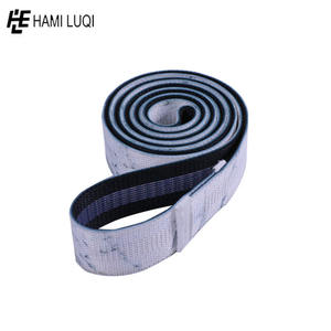 Bandas de entrenamiento circulares de algodón personalizadas al por mayor, juego de bandas largas para entrenamiento y ejercicios, banda de tracción de tela - Product Image 3