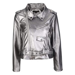 shiny metallic jacket