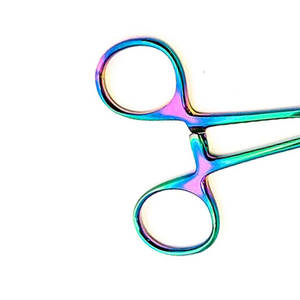 คีมหนีบปากคีบสำหรับตกปลา,คีมหนีบปากตรงและโค้งสีรุ้งคีมหนีบทำจาก EIZA INDS ปี2022 - Product Image 6