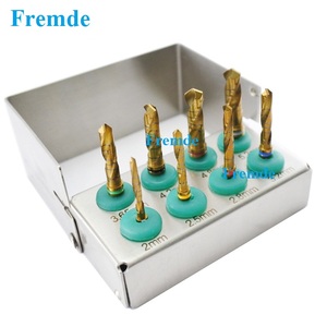 Hot <b>Sell</b> <b>Dental</b> <b>Implant</b> Drill Kit With Black <b>Titanium</b> Coating Stainless Steel Medical Grade Material CE & ISO Certified - Product Image 6