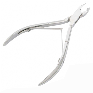 <b>Box</b> Joint Cuticle Nippers Superior 6 mm Half Jaw Passivized 4 Inch Stainless Steel Manicure Pedicure Nail Care Clipper - Product Image 2