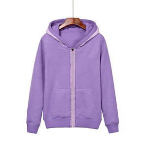 High Quality Purple <b>Ladies</b> Winter Tracksuit Customizable Logo Plus Size Fleece Hoodie <b>Trouser</b> Zipper Closure Elegant Zipper <b>Suit</b> - Product Image 2