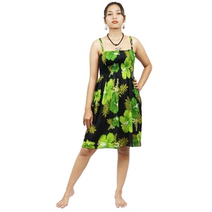 <span class=keywords><strong>Vestido</strong></span> de Verano con Estampado de Flor de Hibisco <span class=keywords><strong>para</strong></span> <span class=keywords><strong>Mujer</strong></span>, Estilo <span class=keywords><strong>Hawaiano</strong></span>, Tirantes Finos, Casual, <span class=keywords><strong>para</strong></span> Playa - Product Image 5
