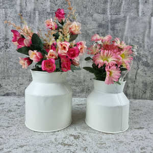White Ceramic Vase Minimalist Modern Flower Vase for Home Hotel Restaurant Table Decor Wholesale - Product Image 2