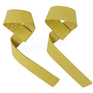 Correas de cuero para entrenamiento de Fitness, nuevo estilo, levantamiento de pesas de tela personalizada para gimnasio - Product Image 6