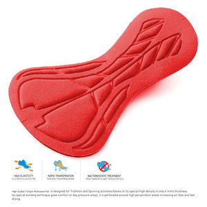 ชุดกีฬาไตรกีฬาออกแบบได้ตามต้องการดีไซน์แห้งเร็วโพลีเอสเตอร์ระบายอากาศได้ดีสำหรับผู้ใหญ่ชื่อทีม - Product Image 5