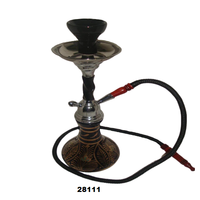 Chicha élégante en argent et verre au design rafraîchissant, chicha à tabac, taille personnalisée, style américain, toute saison