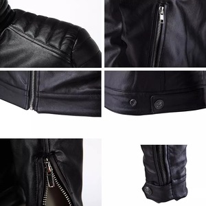 Offre Spéciale À La Mode Véritable Veste En Cuir Personnalisé Longue Slim Fit Conception En Cuir Vestes Foe Garçons En Gros Conception - Product Image 5