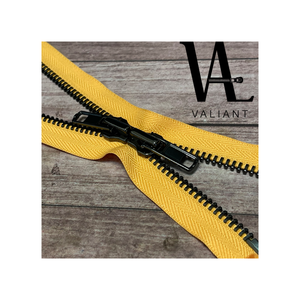 Pistola de metal con cremallera bidireccional Y dientes de lujo, deslizante, alto pulido, #8 - Product Image 1