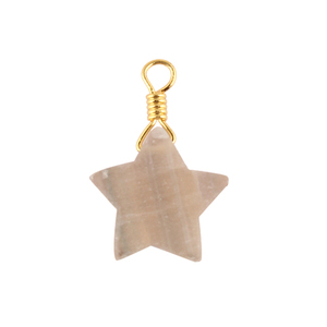 Conector envuelta en alambre de estrella, pequeño fluorita natural, chapado en oro/plata, conectores de diseño elegante bohemio, precio de fábrica - Product Image 4