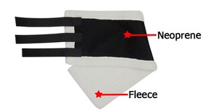 Couvre-cou en néoprène pour chevaux, en polaire, pour le soin et la protection - Product Image 2