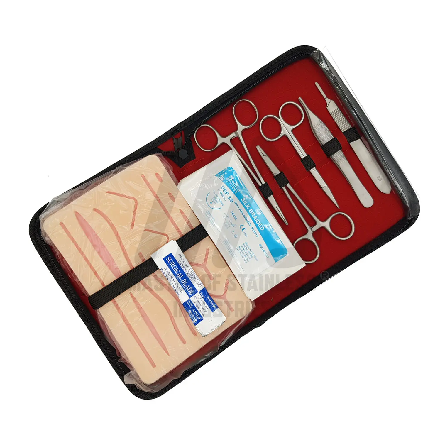 Kit de dissección quirúrgica, almohadilla de práctica de sutura para estudiantes de medicina, instrumentos de Laboratorio de Biología y anatomía, mejor oferta