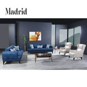 Canapé Chesterfield de luxe en tissu Canape Mobilier de maison à trois places avec rangement pliable pour chambre à coucher et salon - Product Image 5