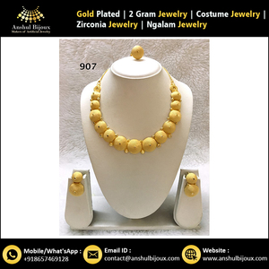<b>Gold</b> Plated <b>Jewellery</b> African <b>Set</b> Women Wedding - Product Image 3