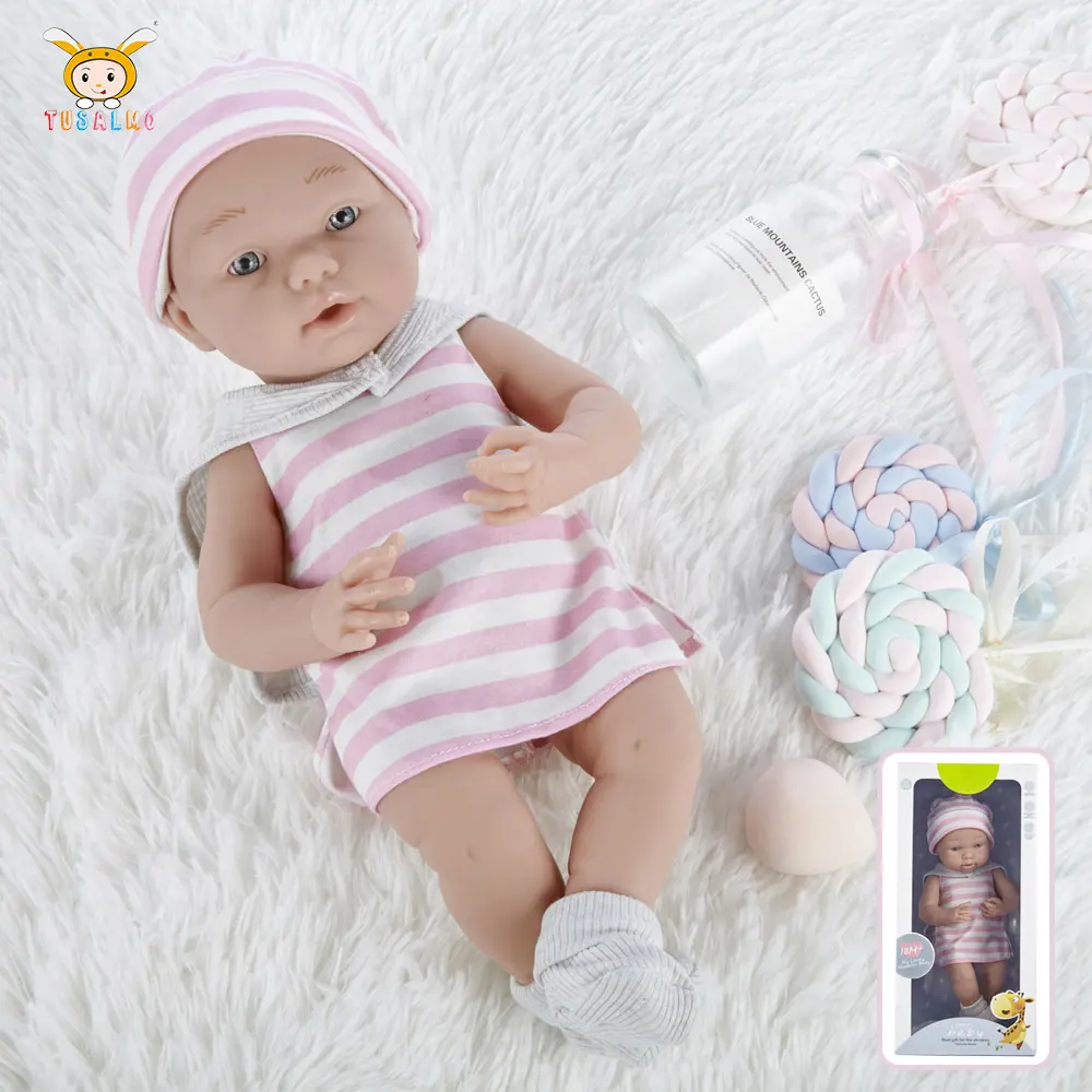 Tusalmo 2022 real mini new design silicone newborn baby doll for sale