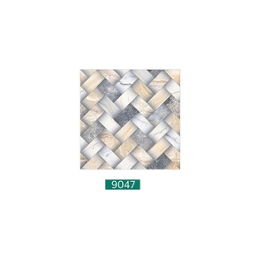 Azulejos de porcelana pulida, diseño 3d zig-zag, color amarillo, 40x40cm - Product Image 4