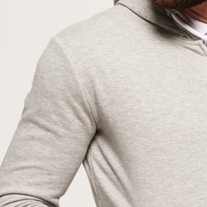 เสื้อฮู้ดเข้ารูปใส่ได้ตามต้องการสำหรับผู้ชายเสื้อวอร์มแบบมีซิปเนื้อผ้าคอตตอนแบบปักสำหรับฤดูหนาวกำหนดเอง100% - Product Image 4