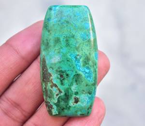 Hermosas Piedras Preciosas Sueltas de Crisocola Azul Verde Natural en Diversas Formas de Alta Calidad para Colgantes y Abalorios - Product Image 2