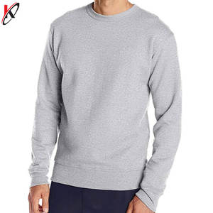 Sudadera extragrande de cuello redondo de algodón de alta calidad para hombre Estilo Vintage liso Impresión digital personalizada al por mayor para invierno - Product Image 4