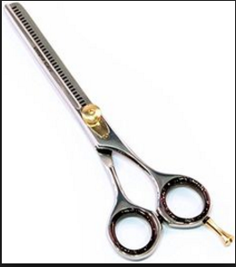 Tijeras de adelgazamiento de acero inoxidable aprobadas por la CE, instrumentos de corte de pelo de un solo uso con punta de hoja afilada para salones de peluquería - Product Image 2