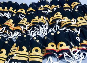Uniforme nupcial, anillo de oro, epaulette, insignia nupcial, tableros de hombro, charreteras - Product Image 5
