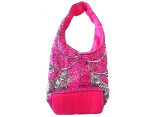 Bolsos de Moda Vintage con Estampado de Leopardo Indio, Bordados con Cuentas, Cierre de Cremallera y Forro de Satén para Mujer - Product Image 1
