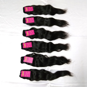 Cabello virgen indio con cutícula, cabello humano ondulado, venta al por mayor, paquetes de pelo brasileño virgen de visón - Product Image 2