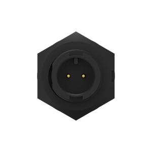 A Size 2PIN Front Lock Solder Type Waterproof Connector - Product Image 4