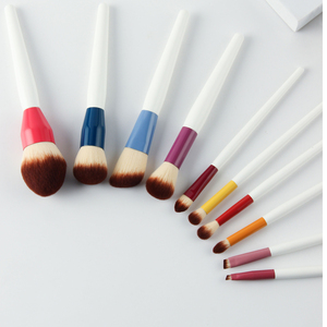 Vonira-Juego de brochas de maquillaje de alta tecnología, Kit de brochas cosméticas de fibra de cristal Nano para <span class=keywords><strong>contorno</strong></span>, colorete, sombra de ojos, 10 unidades - Product Image 6