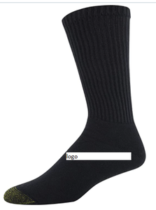 Calcetines atléticos de equipo de algodón para hombre, cierre de tirón, pie acolchado completo y comodidad suave, stock barato, existencias de ropa de moda - Product Image 3