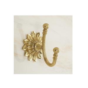 Soporte de anillo de toalla de mano de latón dorado de estilo Vintage Hardware de baño de montaje en pared con diseño redondo simple - Product Image 6