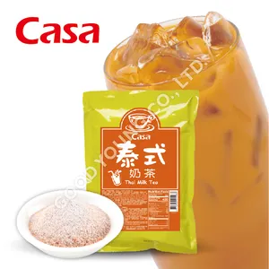 Ingredientes instantâneos de bolha do chá do sabor thai clássico da bolha de leite pérola do bobatea