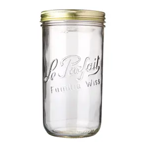 Wholesale Price 1.5L Glass Familia Jar for Storage/Preserving Jars for Food and Daily Items with Diameter 11 H21.5cm