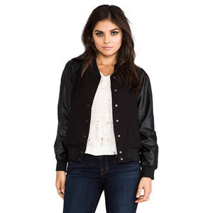 Women's Winter Outdoor <b>Pilot</b> Bomber <b>Jacket</b> with Satin Fabric Dyed & Embroidered Breathable Design - Product Image 2
