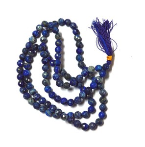 Compre un Jap Mala facetado de lapislázuli |   Jap Mala Facetado de Lapislázuli a Bajo Precio - Product Image 1