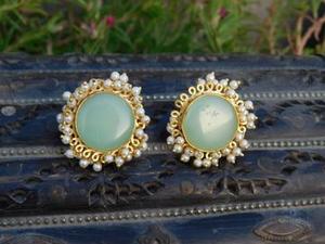 WEDDING AND PARTY WEAR DESIGNER STONE EARING - Product Image 3