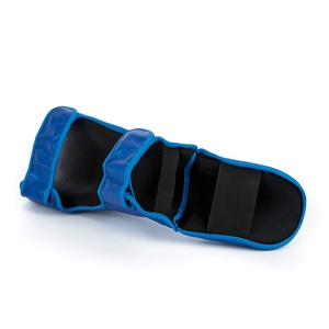 Protège-tibias Coussinets de pied-de-pied MMA Kickboxing Guards Muay Thai Boxe Spécial Muay Thai Protège-tibia en cuir de vachette véritable - Product Image 2
