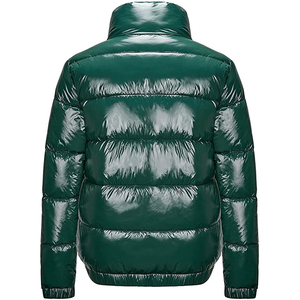 Chaquetas de Invierno Acolchadas Personalizadas de Alta Calidad al por Mayor para Hombre, Brillantes, Lisas y Cómodas - Product Image 6