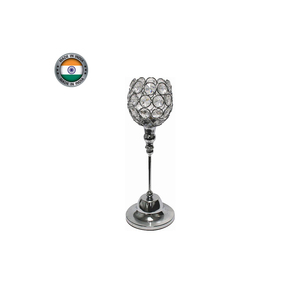 Bougie décorative de qualité supérieure dans un bol en cristal, prix du marché, provenant d'un fabricant indien - Product Image 1